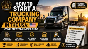 How to Start a Trucking Company in the USA Complete Step-by-Step Guide