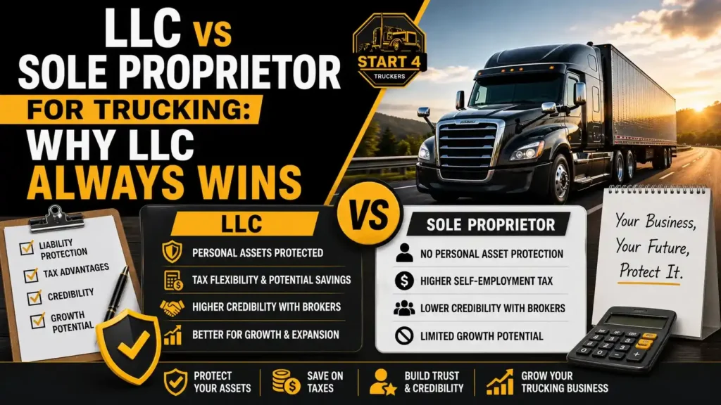 LLC vs Sole Proprietor for Trucking Why LLC Always Wins