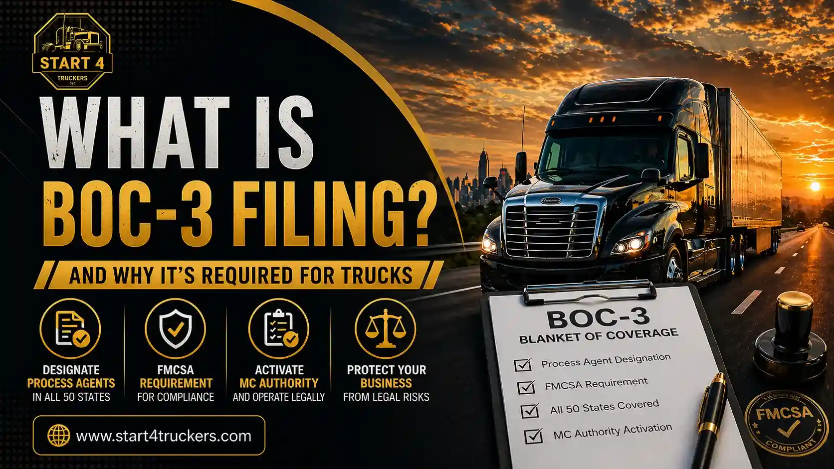 What Is BOC-3 Filing and Why It’s Required for Trucks