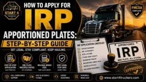 How to Apply for IRP Apportioned Plates Step-by-Step Guide