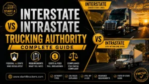 Interstate vs Intrastate Trucking Authority Complete Guide
