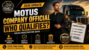What Is a Motus Company Official and Who Qualifies