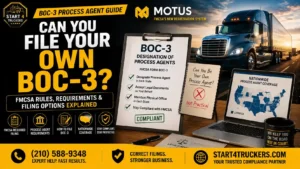 Can You File Your Own BOC-3 Process Agent Guide