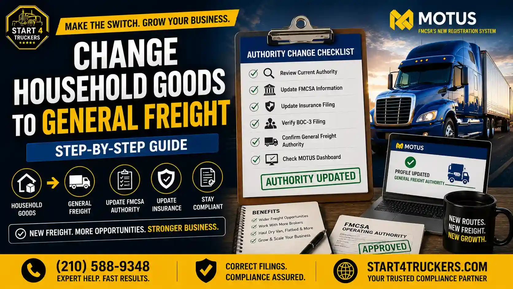 How to Change Your Company from Household Goods to General Freight