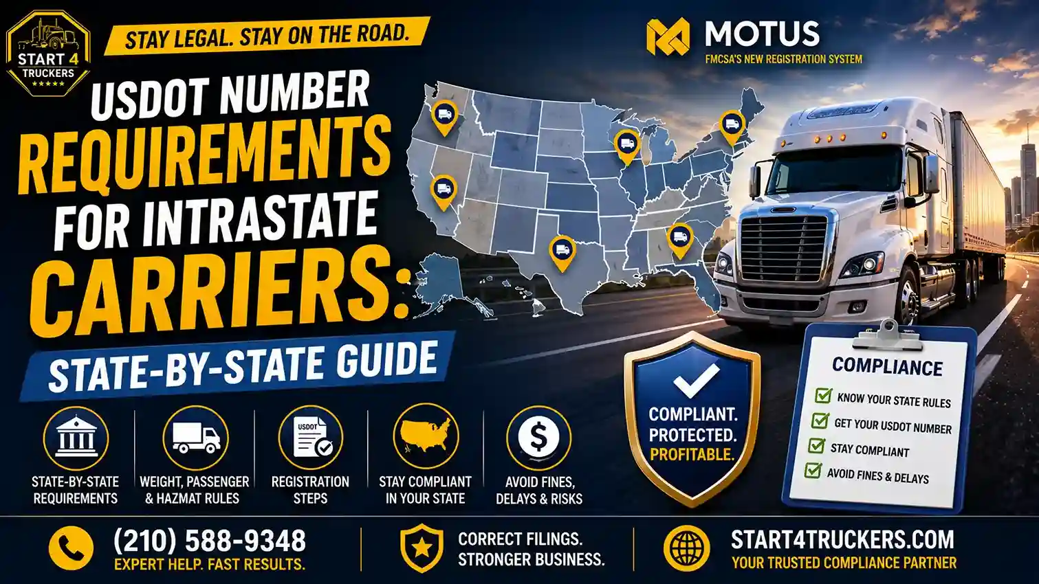 USDOT Number Requirements for Intrastate Carriers