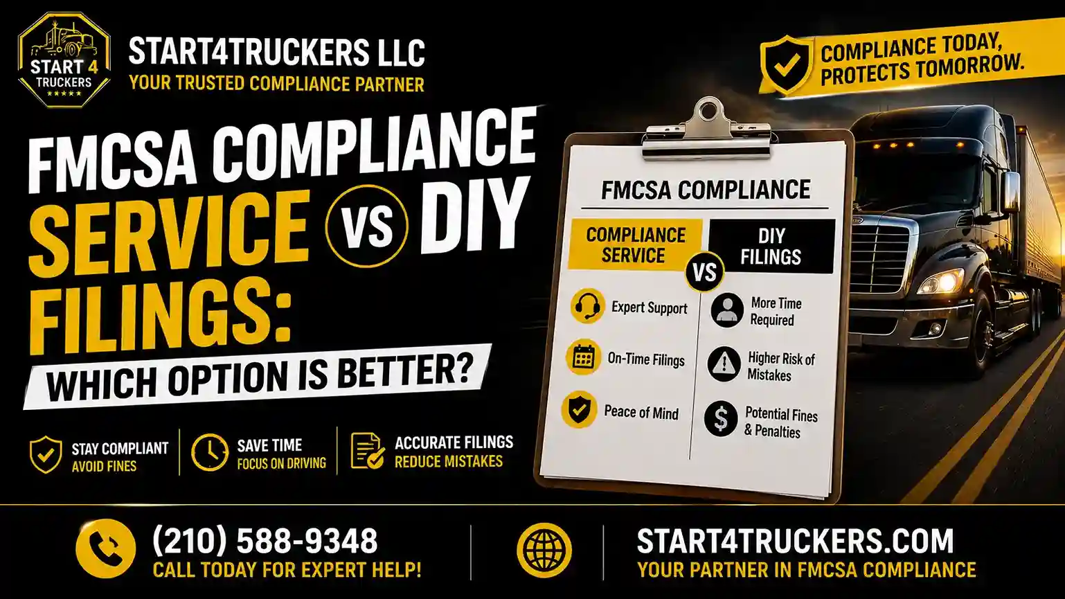 FMCSA Compliance Service vs DIY Filings