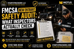 FMCSA New Entrant Safety Audit What Inspectors Actually Check