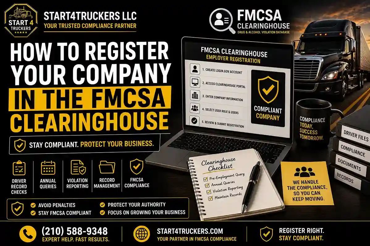 How to Register Your Company in the FMCSA Clearinghouse