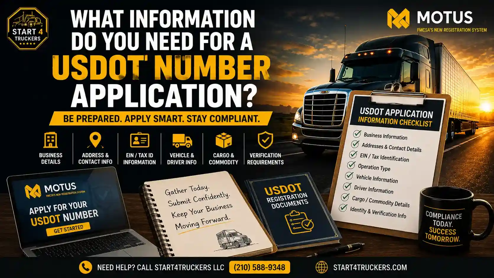What Information Do You Need for a USDOT Number Application