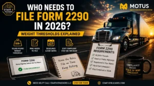 Who Needs to File Form 2290 in 2026 Weight Thresholds Explained