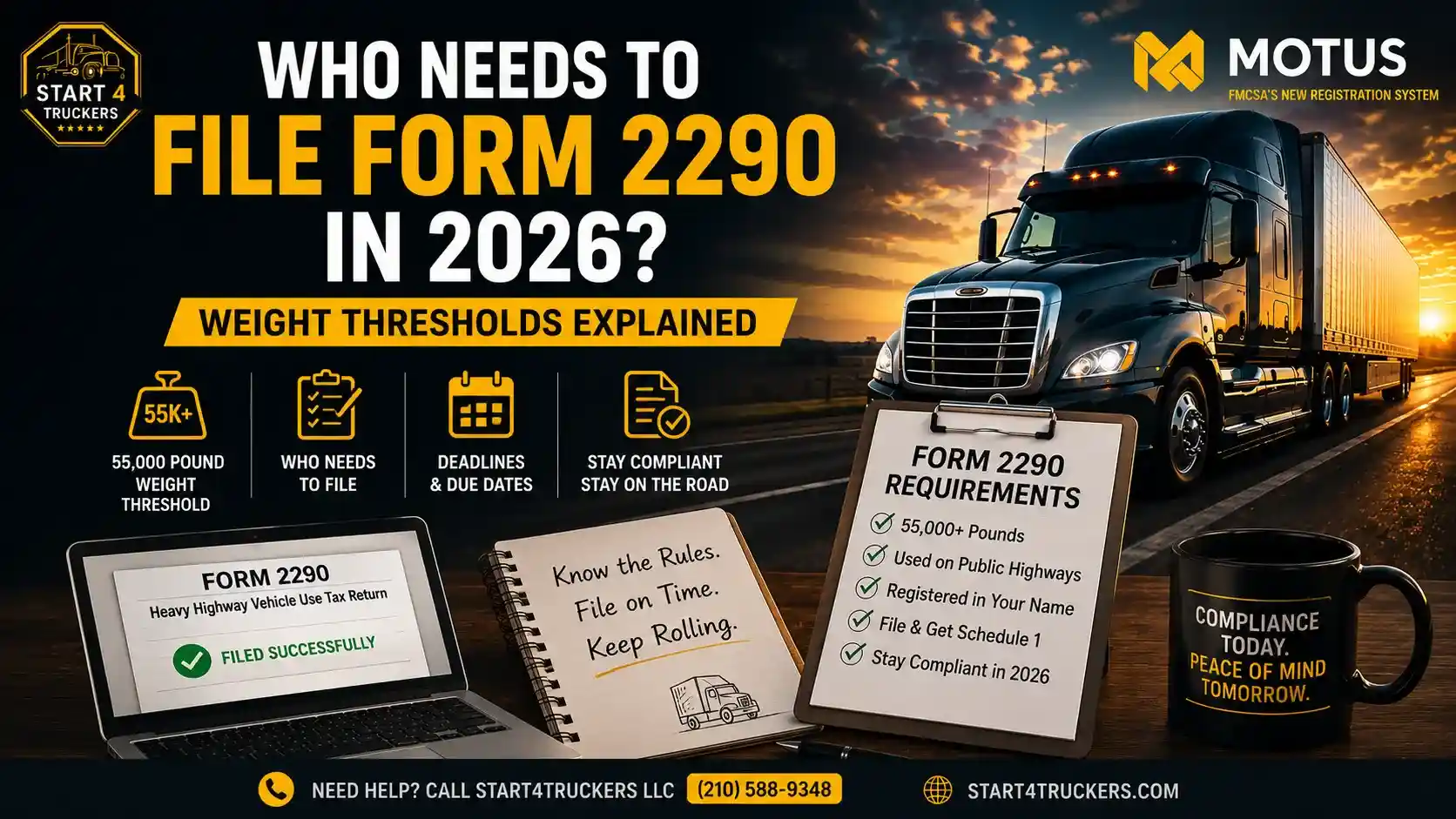 Who Needs to File Form 2290 in 2026 Weight Thresholds Explained