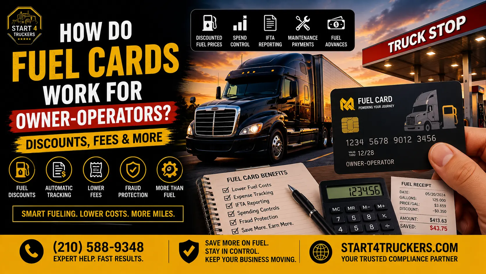 How Fuel Cards Work for Owner-Operators