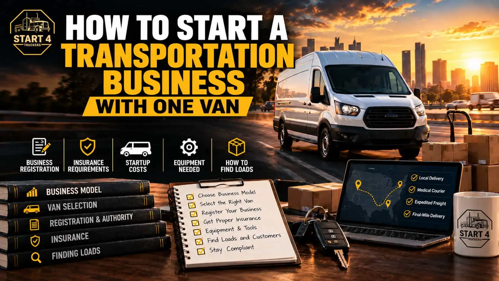 How to Start a Transportation Business With One Van in 2026