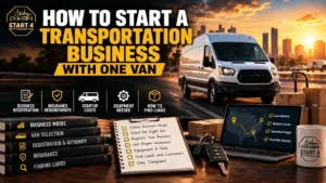Start a Transportation Business With One Van.